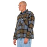 RUSTY MONDO CANE LONG SLEEVE OVER SHIRT SKY BLUE - Image 3