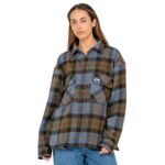 RUSTY MONDO CANE LONG SLEEVE OVER SHIRT SKY BLUE - Image 4