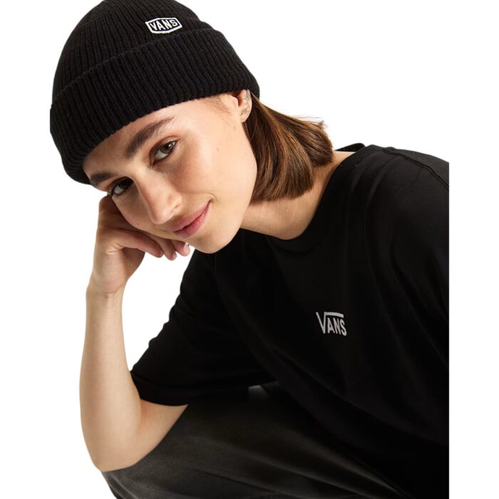 VANS HEX PATCH CUFF BEANIE BLACK - Image 4