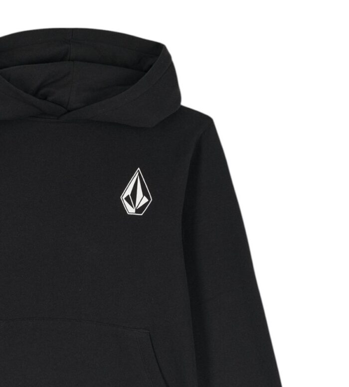 VOLCOM BOYS ICONIC STONE GID HOODIE BLACK - Image 3