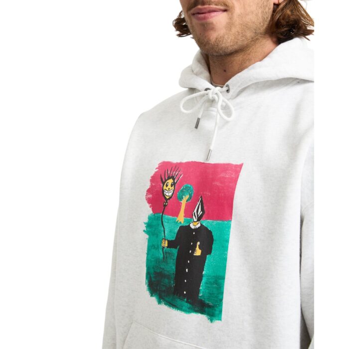 VOLCOM ISSAM HOODIE BONE HEATHER - Image 4