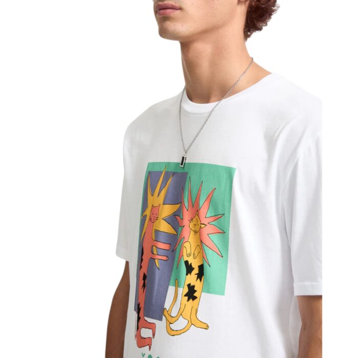 VOLCOM LONGO CATS T-SHIRT WHITE - Image 4
