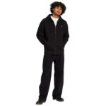 VOLCOM SINGLE STONE ZIP HOODIE BLACK - Image 4