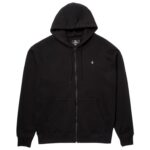 VOLCOM SINGLE STONE ZIP HOODIE BLACK - Image 6