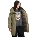 VOLCOM SLEEPI PUFF UP PARKA JACKET WINTERMOSS