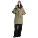 VOLCOM SLEEPI PUFF UP PARKA JACKET WINTERMOSS - Image 4