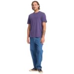 VOLCOM SOLID STONE T-SHIRT DARK PURPLE - Image 4