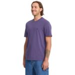 VOLCOM SOLID STONE T-SHIRT DARK PURPLE - Image 3