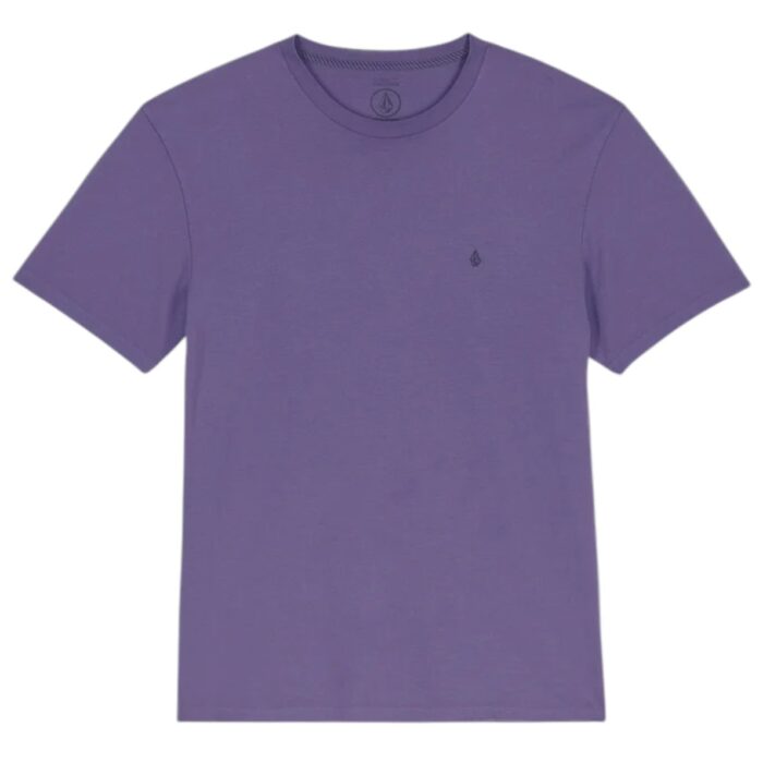 VOLCOM SOLID STONE T-SHIRT DARK PURPLE - Image 5