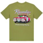 RIPNDIP X CHEECH AND CHONG RIDERS T-SHIRT LIGHT FOREST - Image 2