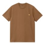 CARHARTT WIP AMERICAN SCRIPT T-SHIRT HAMILTON BROWN