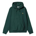 CARHARTT WIP AMERICAN SCRIPT HOODIE DARK FIR