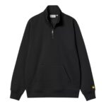 CARHARTT WIP CHASE NECK ZIP BLACK GOLD - Image 3