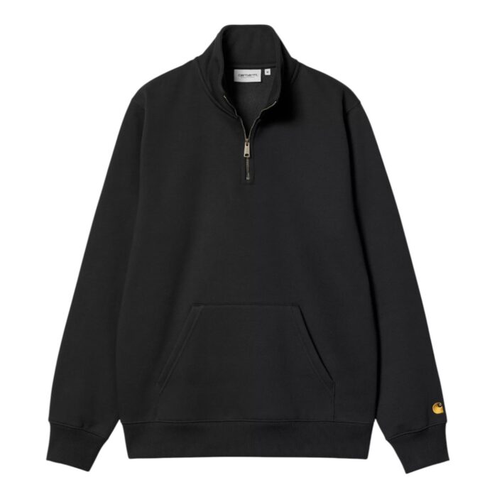 CARHARTT WIP CHASE NECK ZIP BLACK GOLD - Image 3