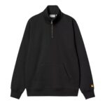CARHARTT WIP CHASE NECK ZIP BLACK GOLD
