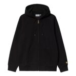 CARHARTT WIP CHASE ZIP HOODIE BLACK GOLD