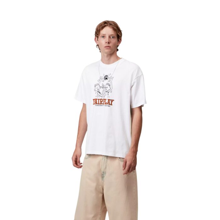 CARHARTT WIP FAIRPLAY T-SHIRT WHITE - Image 3