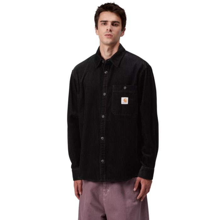 CARHARTT WIP FLINT SHIRT BLACK - Image 3