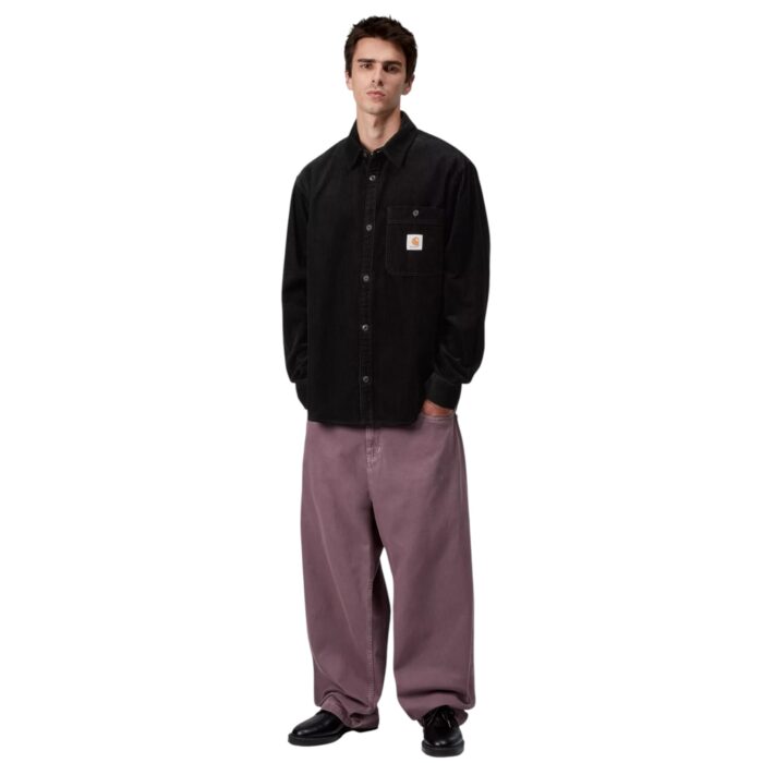 CARHARTT WIP FLINT SHIRT BLACK - Image 5