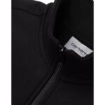CARHARTT WIP HALF ZIP AMERICAN SCRIPT HOODIE BLACK - Εικόνα 3