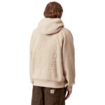 CARHARTT WIP HELIX HOODIE FLEUR DE SEL WALL - Image 4