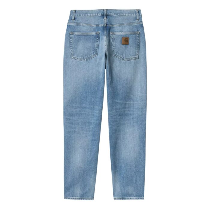 CARHARTT WIP KLONDIKE PANT BLUE LIGHT USED WASH - Image 6