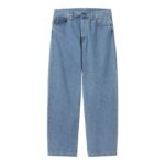 CARHARTT WIP LANDON PANT BLUE HEAVY STONE WASH - Image 6