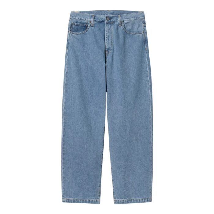 CARHARTT WIP LANDON PANT BLUE HEAVY STONE WASH - Image 6