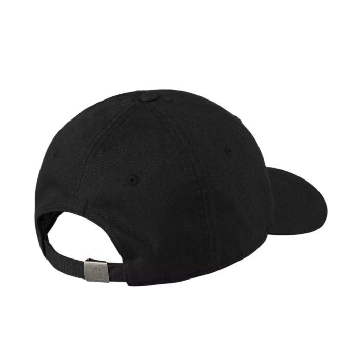 CARHARTT WIP MADISON LOGO CAP BLACK WAX - Image 2