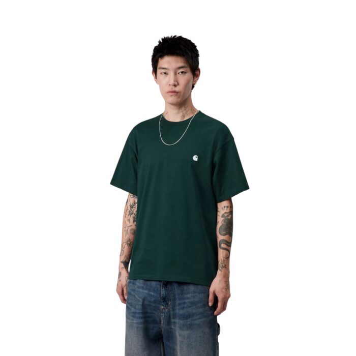 CARHARTT WIP MADISON T-SHIRT DARK FIR WAX - Image 3