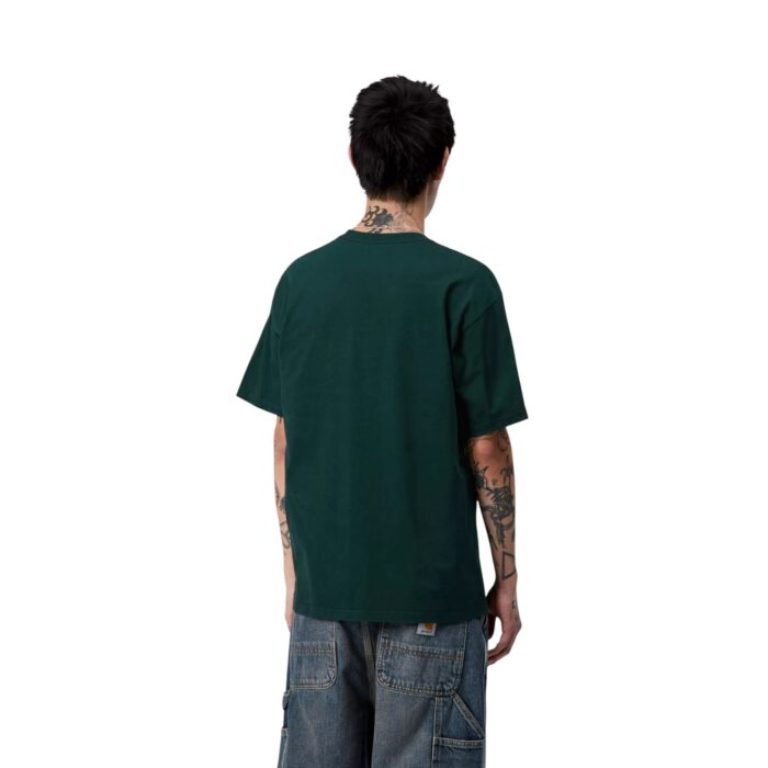 CARHARTT WIP MADISON T-SHIRT DARK FIR WAX - Image 4