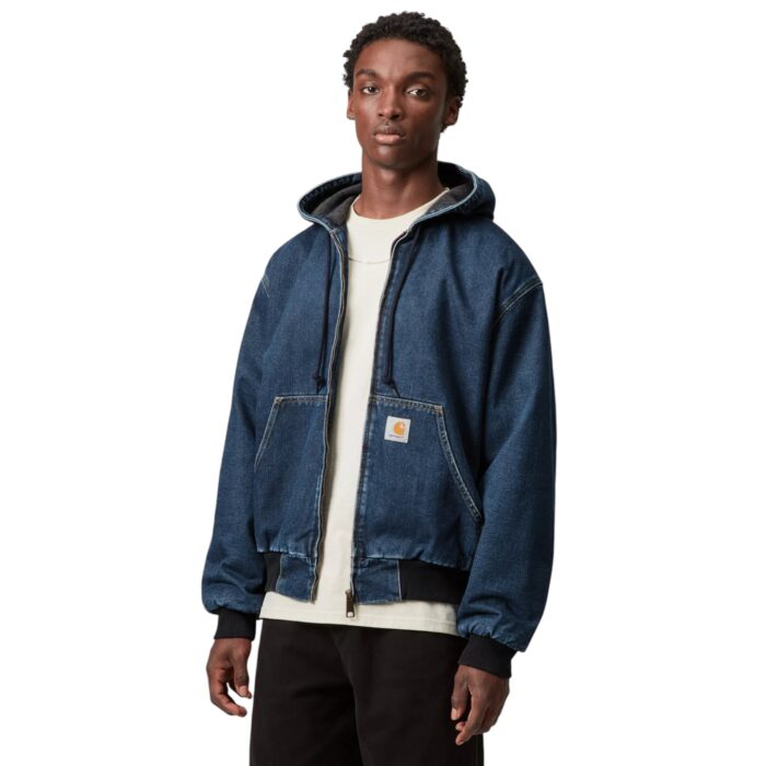 CARHARTT WIP OG ACTIVE JACKET BLUE STONE WASHED - Image 6