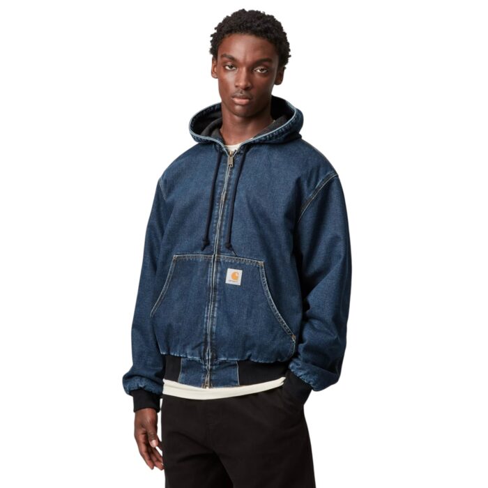 CARHARTT WIP OG ACTIVE JACKET BLUE STONE WASHED - Image 4