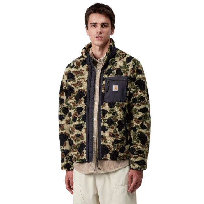 CARHARTT WIP PRENTIS LINER CAMO DUCK JACQUARD GREEN BLACK - Image 3