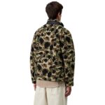 CARHARTT WIP PRENTIS LINER CAMO DUCK JACQUARD GREEN BLACK - Image 4