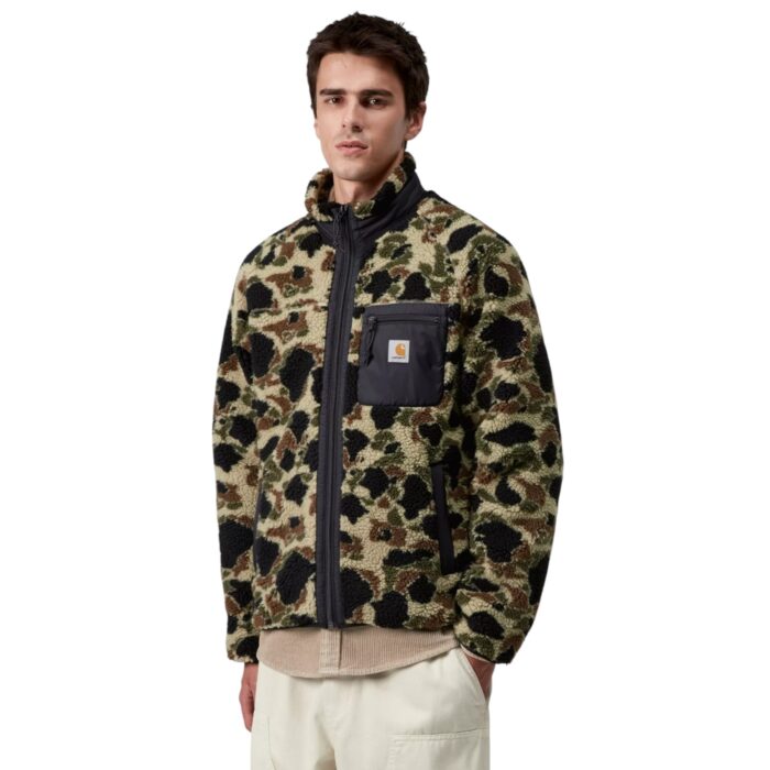 CARHARTT WIP PRENTIS LINER CAMO DUCK JACQUARD GREEN BLACK - Image 5