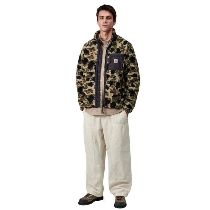 CARHARTT WIP PRENTIS LINER CAMO DUCK JACQUARD GREEN BLACK - Image 6