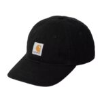 CARHARTT WIP SELBY CANVAS CAP BLACK STONE WASHED
