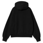 CARHARTT WIP W CASEY HOODIE BLACK SILVER - Image 2