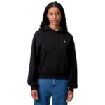 CARHARTT WIP W CASEY HOODIE BLACK SILVER - Image 3