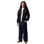 CARHARTT WIP W CASEY ZIP HOODIE BLACK SILVER - Image 6