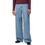 CARHARTT WIP W JANE PANT BLUE HEAVY STONE WASH