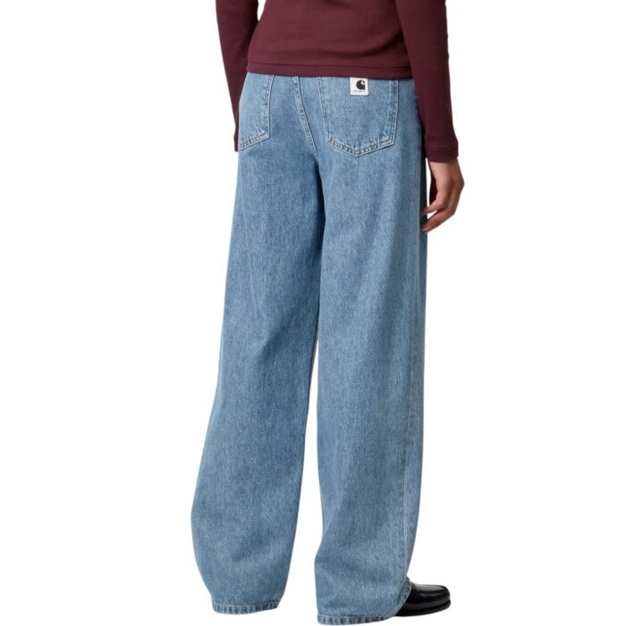 CARHARTT WIP W JANE PANT BLUE HEAVY STONE WASH - Image 2
