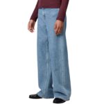 CARHARTT WIP W JANE PANT BLUE HEAVY STONE WASH - Image 3