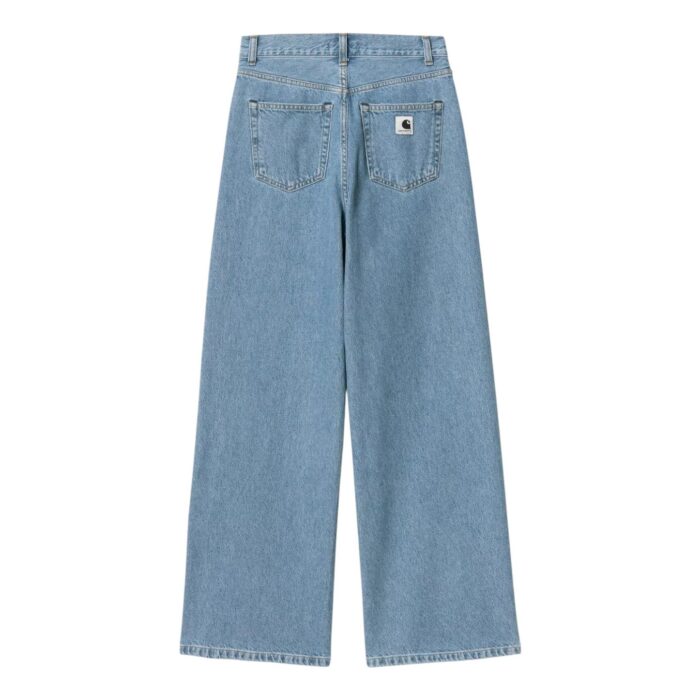 CARHARTT WIP W JANE PANT BLUE HEAVY STONE WASH - Image 6