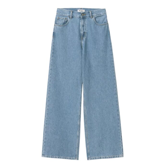 CARHARTT WIP W JANE PANT BLUE HEAVY STONE WASH - Image 5