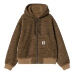 CARHARTT WIP W OG ACTIVE SWEAT JACKET HAMILTON BROWN