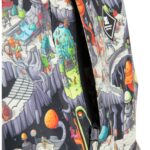DC BASIS PRINT SNOW JACKET OUTER WORLD BLACK - Image 6