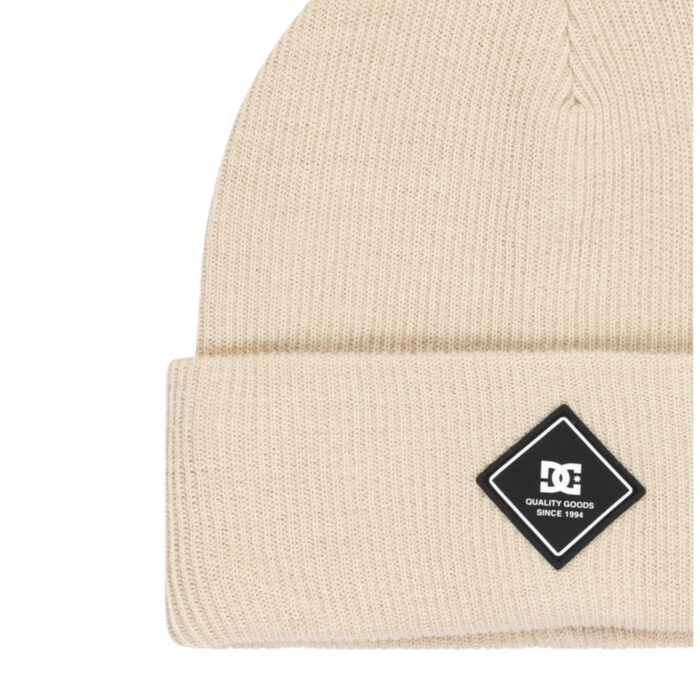 DC LABEL BEANIE OATMEAL - Image 3