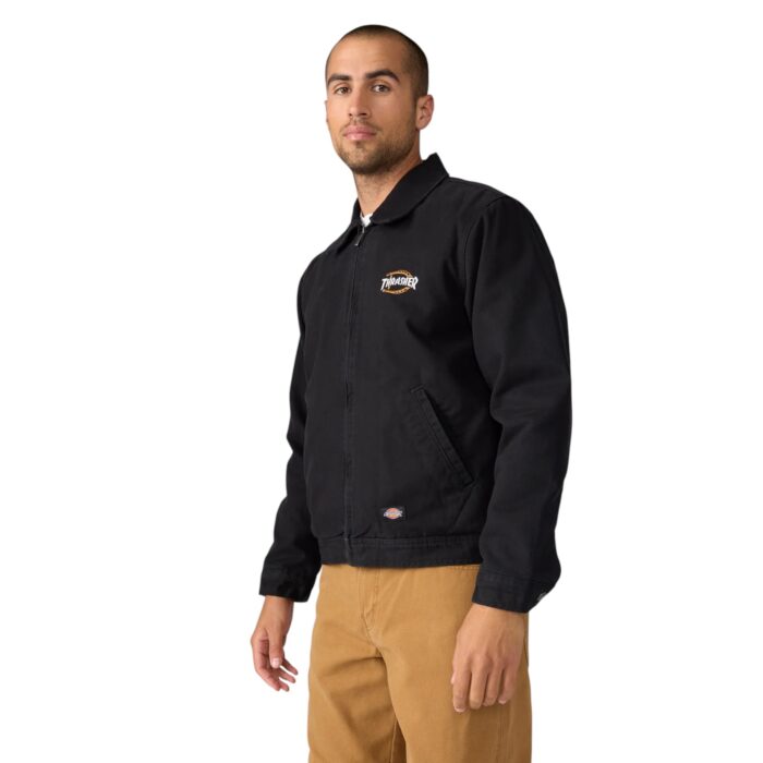 DICKIES X THRASHER JACKET BLACK - Image 3